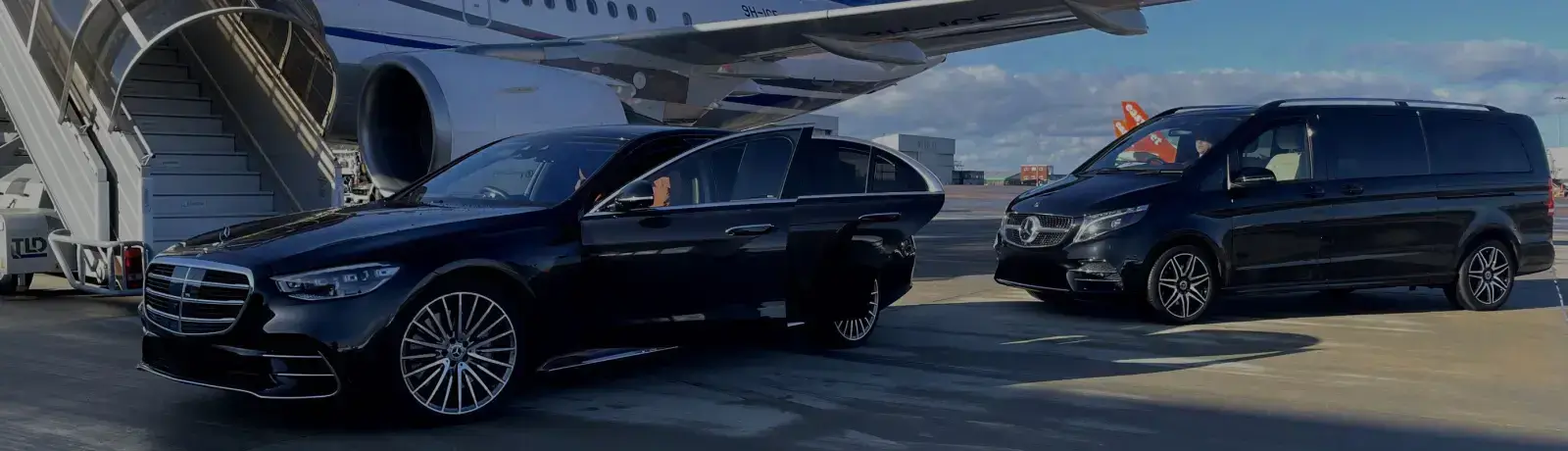 Transfer and Chauffeur Service: Pick up on airport tarmac to Cannes