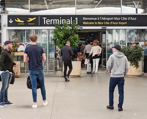 nice cab 06 Nice airport