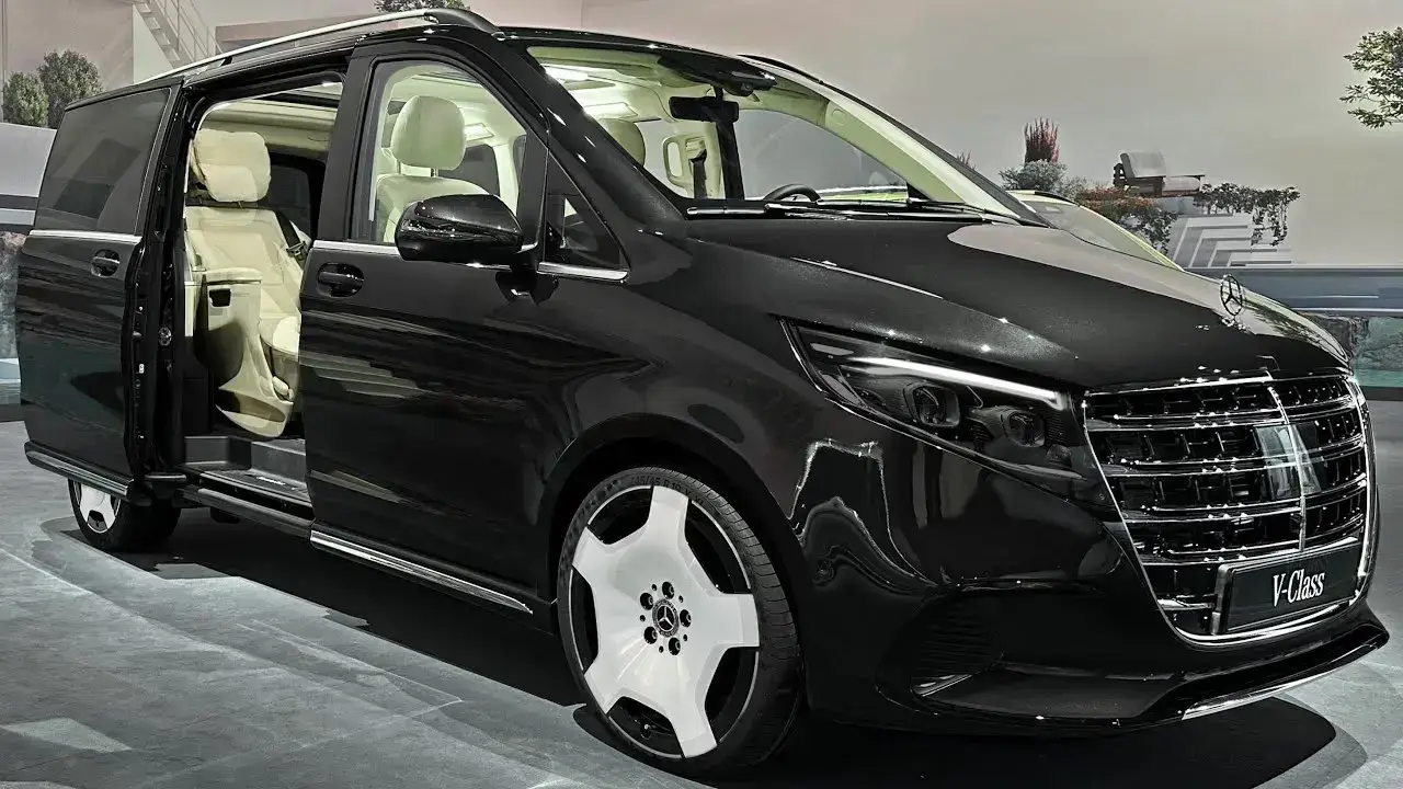 Car with driver service: Black van