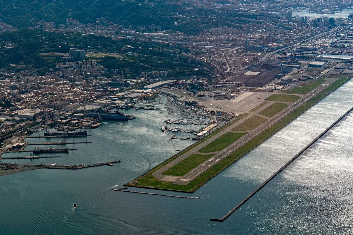Nice airport Genoa transfer: Airport of Genoa city