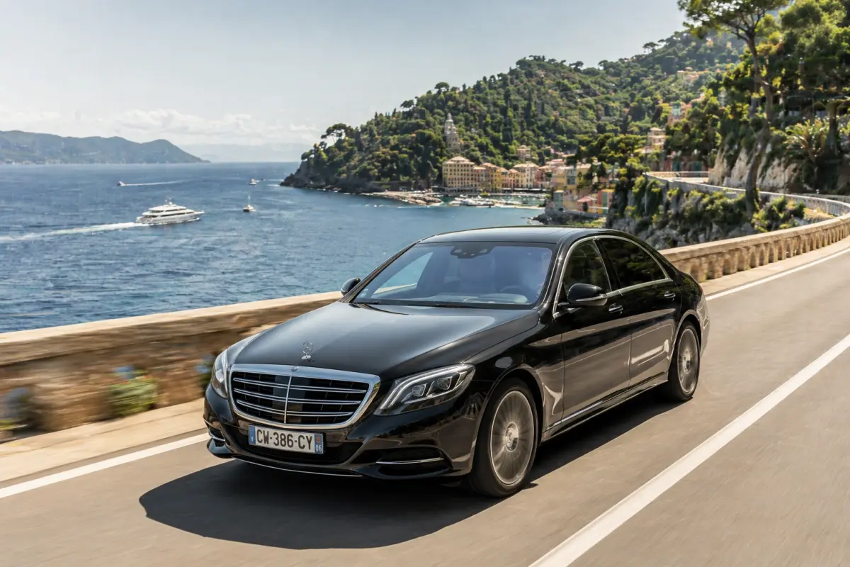 Nice Airport Portofino transfer: Mercedes S class