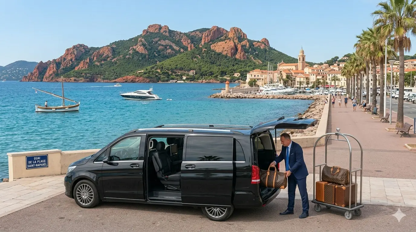 Nice airport Fréjus-Saint-Raphaël transfer: van V