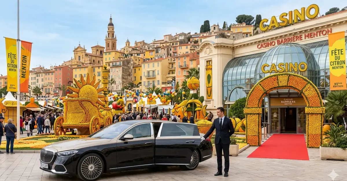 Nice airport Menton Transfer 3 Nice airport Menton transfer: Limousine S class